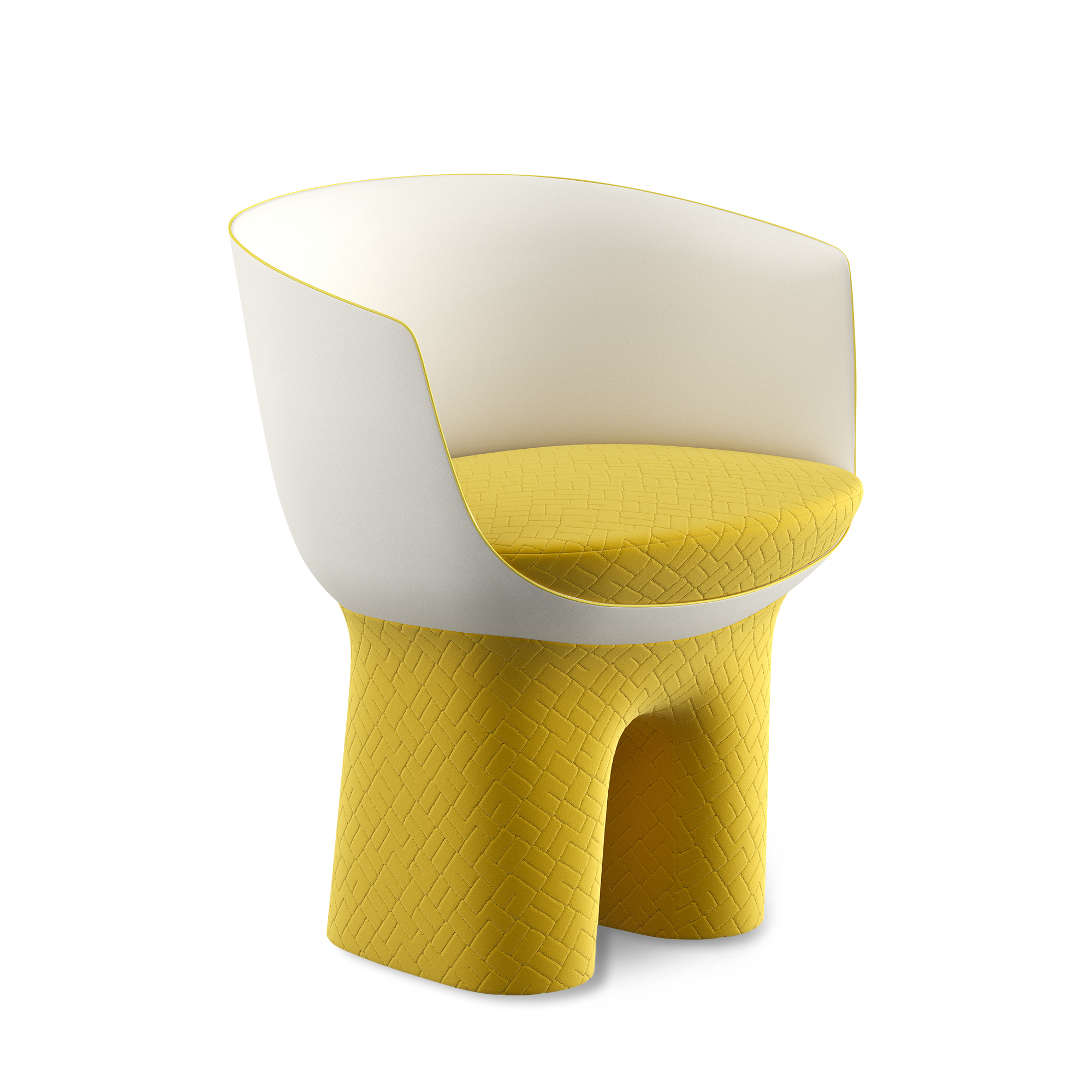 Cadeira Dolls Fur por Raw Edges Pele - Casa e Arte do Jantar